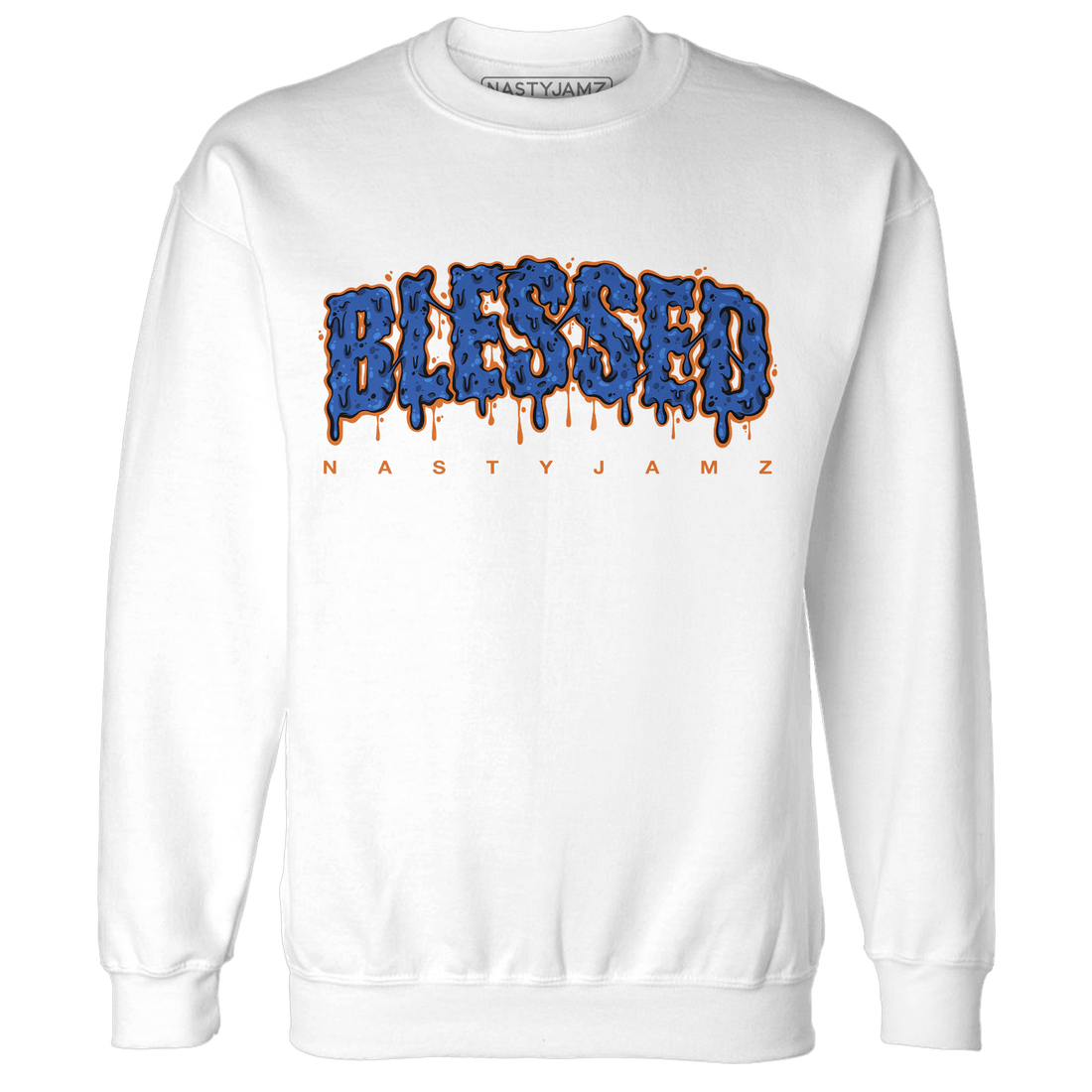 Dunk Low Knicks Sweatshirt Match Blessed Text - NastyJamz