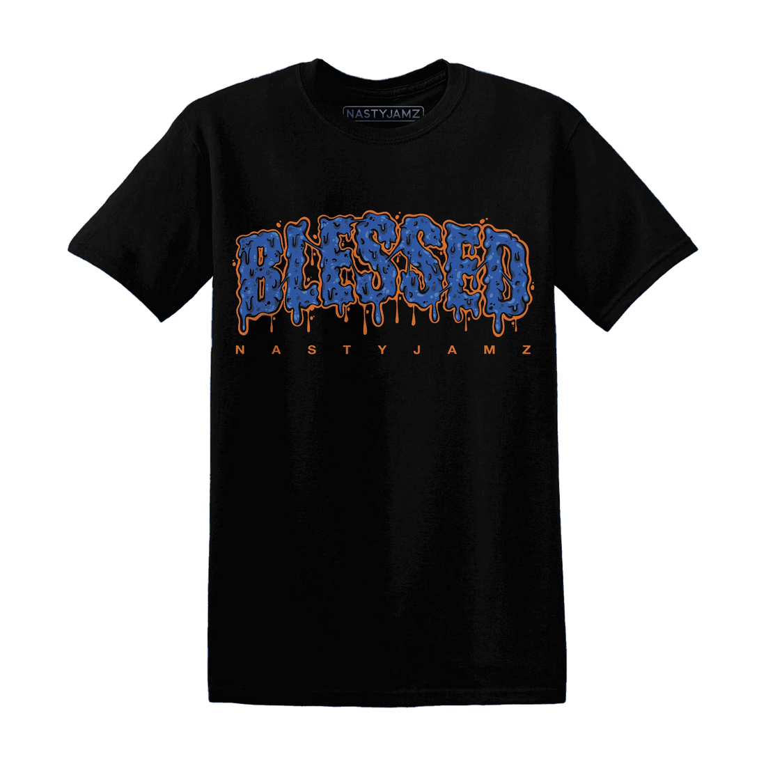 Dunk-Low-Knicks-T-Shirt-Match-Blessed-Text