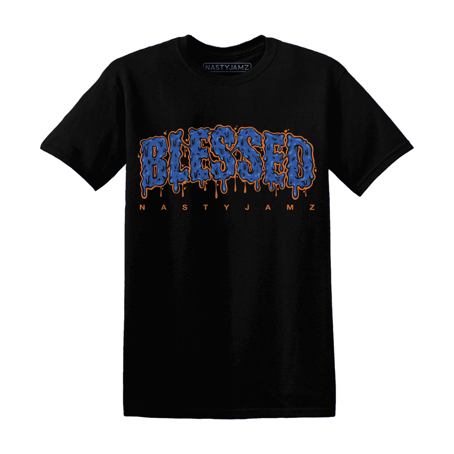 Dunk-Low-Knicks-T-Shirt-Match-Blessed-Text