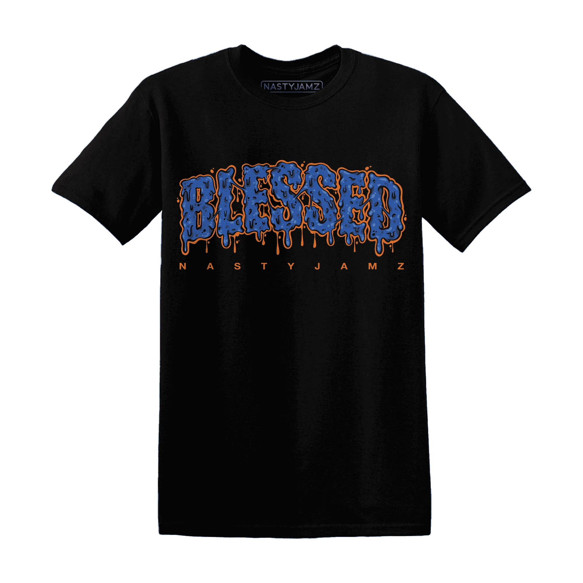 Dunk-Low-Knicks-T-Shirt-Match-Blessed-Text