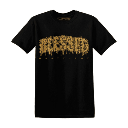 Wheat-13s-T-Shirt-Match-Blessed-Text