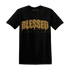 Wheat-13s-T-Shirt-Match-Blessed-Text
