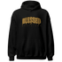 Wheat 13s Hoodie Match Blessed Text - NastyJamz