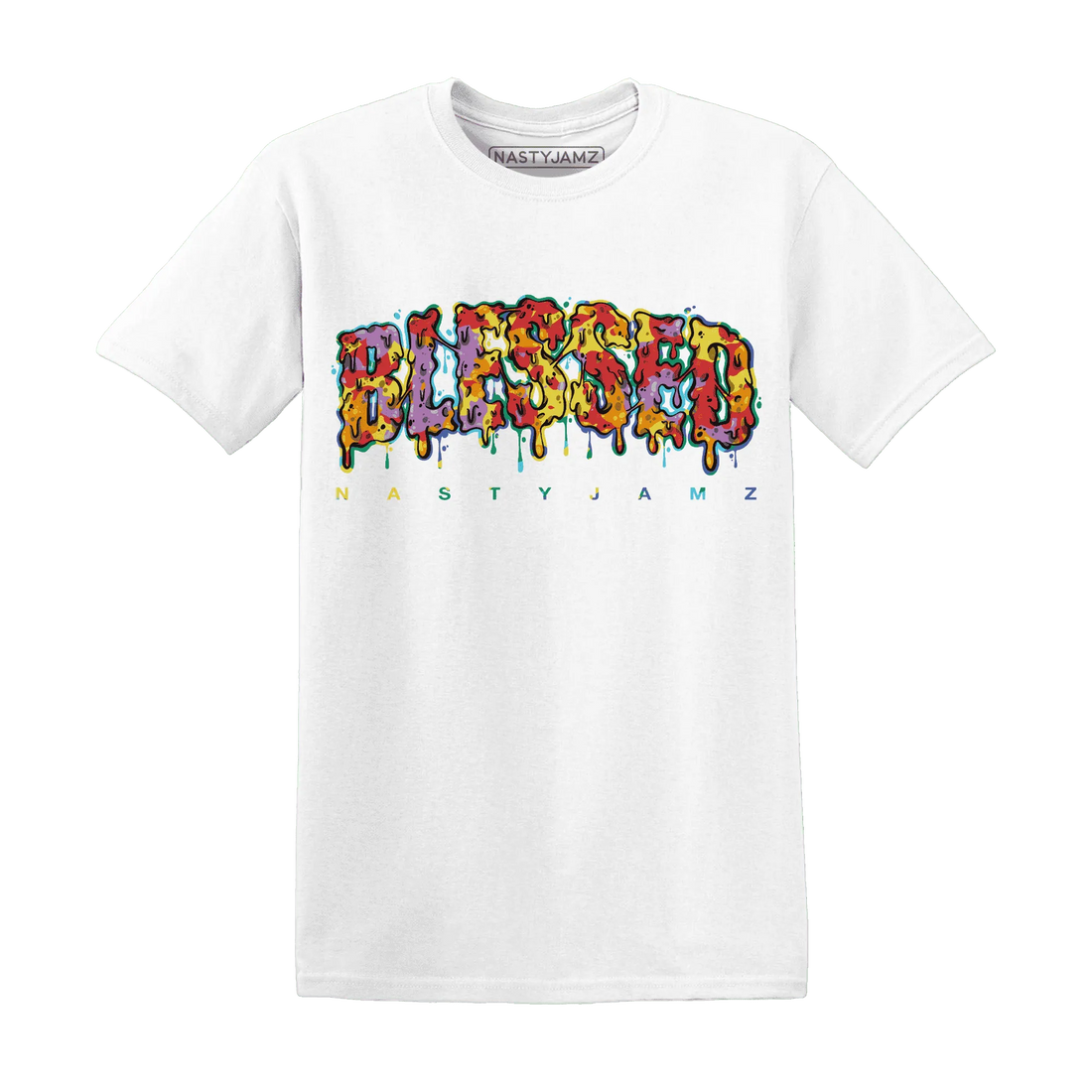 Mid-GS-Six-Championships-1s-T-Shirt-Match-Blessed-Text