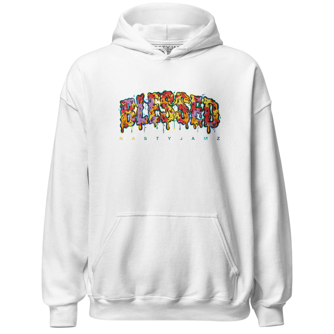 Mid GS Six Championships 1s Hoodie Match Blessed Text - NastyJamz