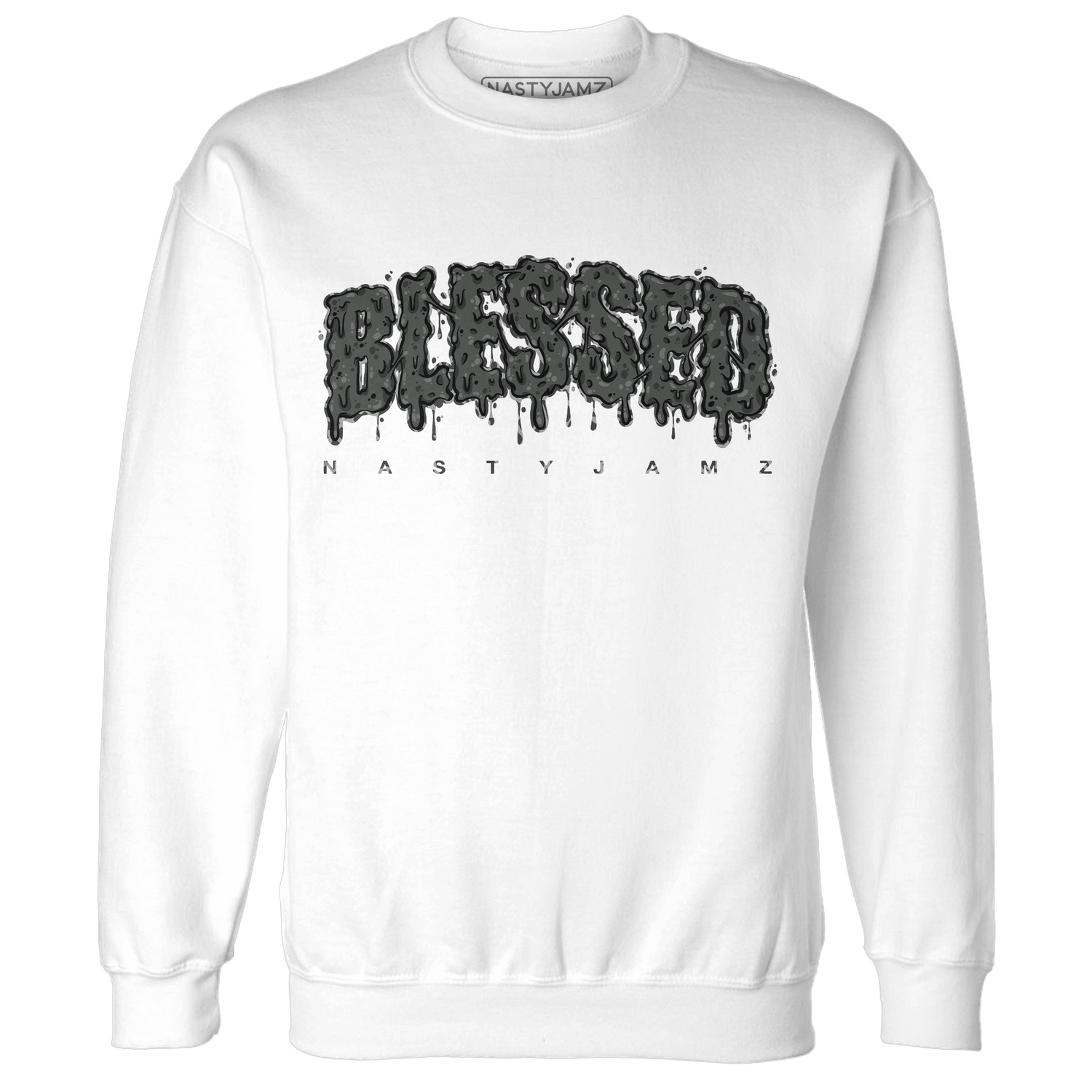 Fear Pack 3s Sweatshirt Match Blessed Text - NastyJamz