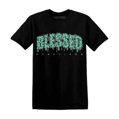 Green-Glow-3s-T-Shirt-Match-Blessed-Text