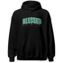 Green Glow 3s Hoodie Match Blessed Text - NastyJamz