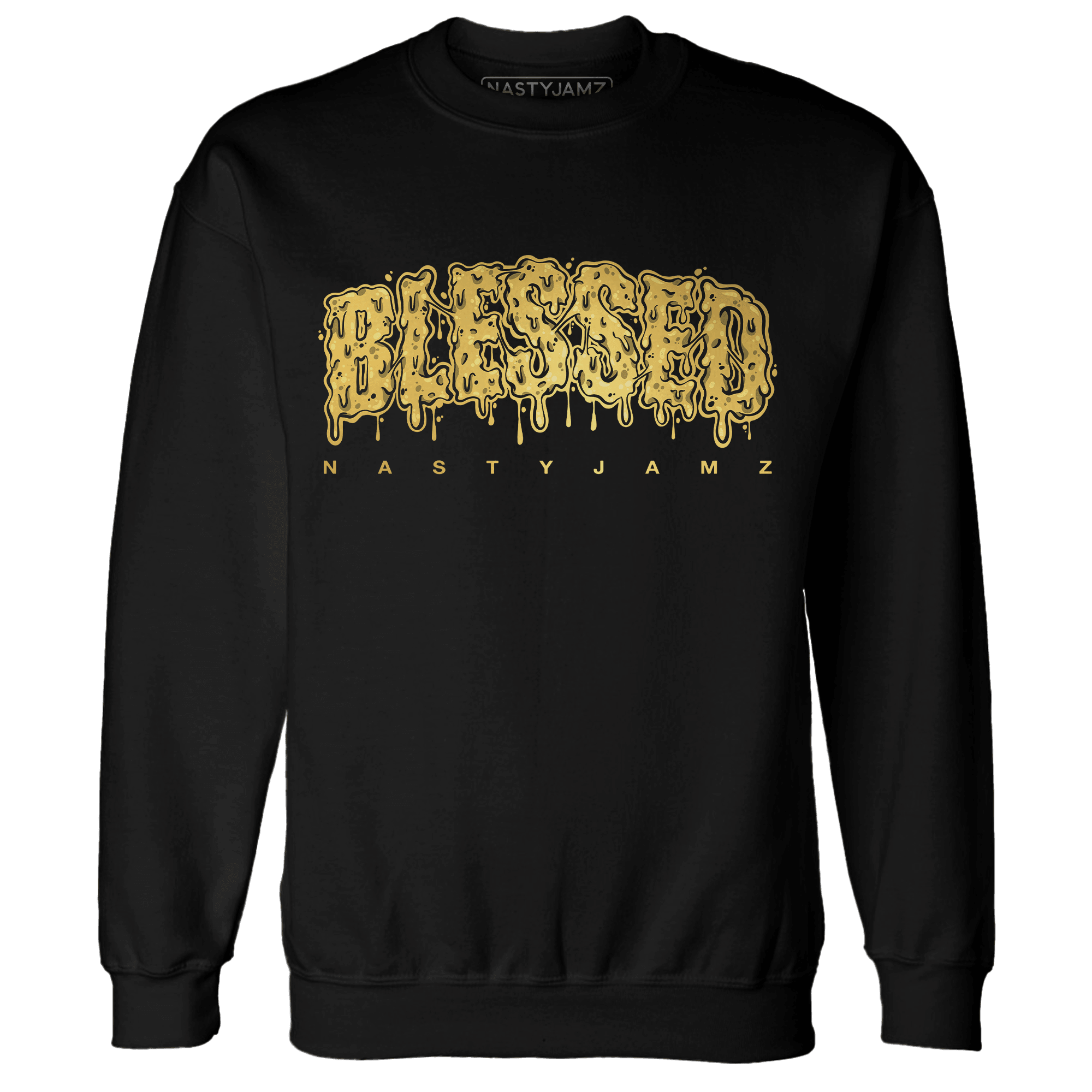 Sail 4s Sweatshirt Match Blessed Text - NastyJamz