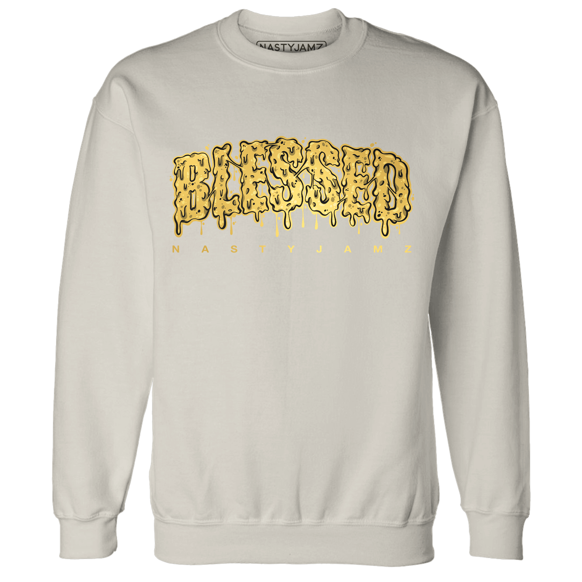 Sail 4s Sweatshirt Match Blessed Text - NastyJamz