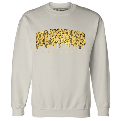 Sail 4s Sweatshirt Match Blessed Text - NastyJamz