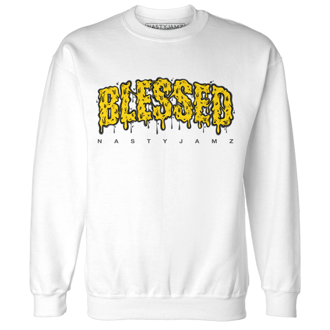 Thunder 4s Sweatshirt Match Blessed Text - NastyJamz