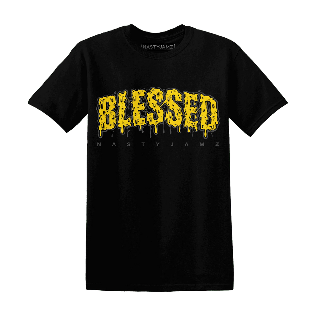 Thunder-4s-T-Shirt-Match-Blessed-Text