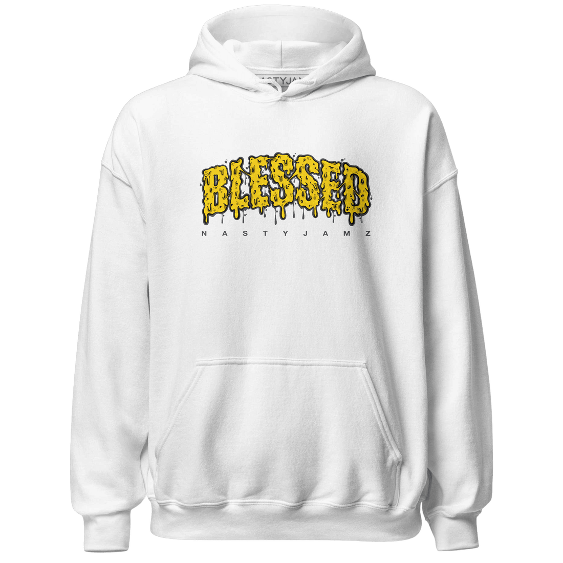 Thunder 4s Hoodie Match Blessed Text - NastyJamz