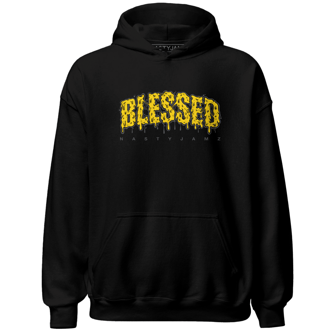 Thunder 4s Hoodie Match Blessed Text - NastyJamz