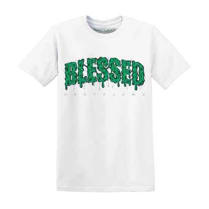 Lucky-Green-5s-T-Shirt-Match-Blessed-Text