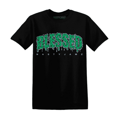 Lucky-Green-5s-T-Shirt-Match-Blessed-Text