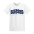 Midnight-Navy-5s-T-Shirt-Match-Blessed-Text