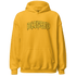 Yellow Ochre 6s Hoodie Match Blessed Text - NastyJamz