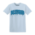 Powder-Blue-9s-T-Shirt-Match-Blessed-Text