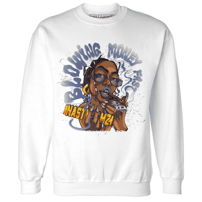 Low-Diffused-Blue-11s-Sweatshirt-Match-Blowing-Money-Fast-Girl