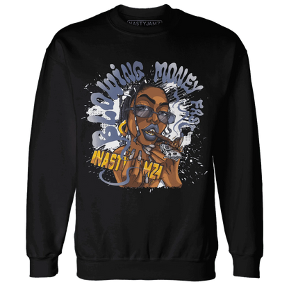 Low-Diffused-Blue-11s-Sweatshirt-Match-Blowing-Money-Fast-Girl