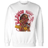 Retro Red Taxi 12s Sweatshirt Match Blowing Money Fast Girl - NastyJamz