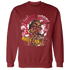 Retro Red Taxi 12s Sweatshirt Match Blowing Money Fast Girl - NastyJamz
