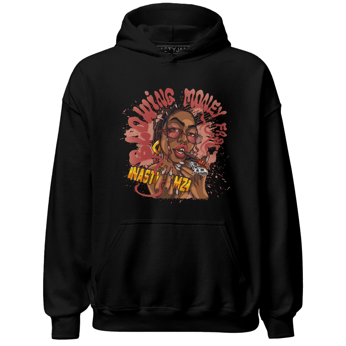 Dune Red 13s Hoodie Match Blowing Money Fast Girl - NastyJamz