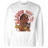 Black-Toe-Reimagined-Red-White-1s-NastyJamz-Sweatshirt-Match-Blowing-Money-Fast-Girl
