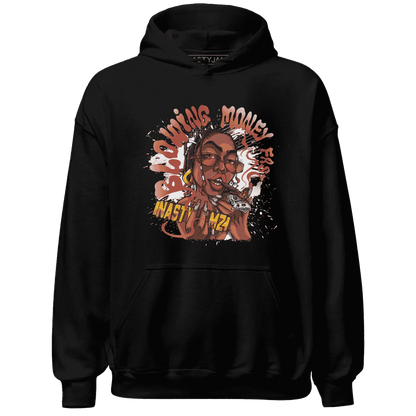 Black-Toe-Reimagined-Red-White-1s-NastyJamz-Hoodie-Match-Blowing-Money-Fast-Girl