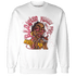 High 85 Metallic Burgundy 1s Sweatshirt Match Blowing Money Fast Girl - NastyJamz