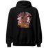 High 85 Metallic Burgundy 1s Hoodie Match Blowing Money Fast Girl - NastyJamz