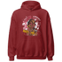 High 85 Metallic Burgundy 1s Hoodie Match Blowing Money Fast Girl - NastyJamz