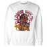 High White Team Red 1s Sweatshirt Match Blowing Money Fast Girl - NastyJamz