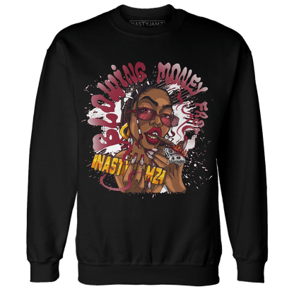High White Team Red 1s Sweatshirt Match Blowing Money Fast Girl - NastyJamz
