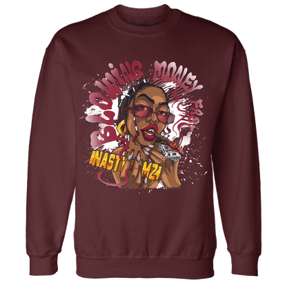 High White Team Red 1s Sweatshirt Match Blowing Money Fast Girl - NastyJamz
