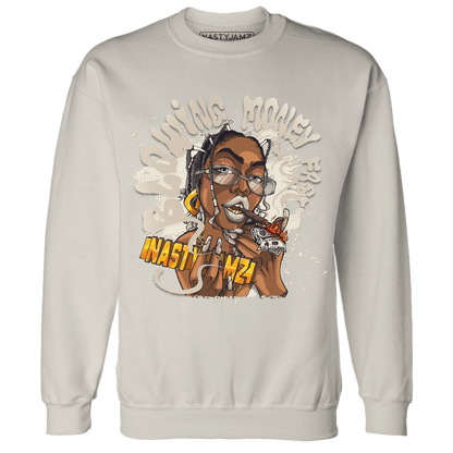 Latte 1s Sweatshirt Match Blowing Money Fast Girl - NastyJamz