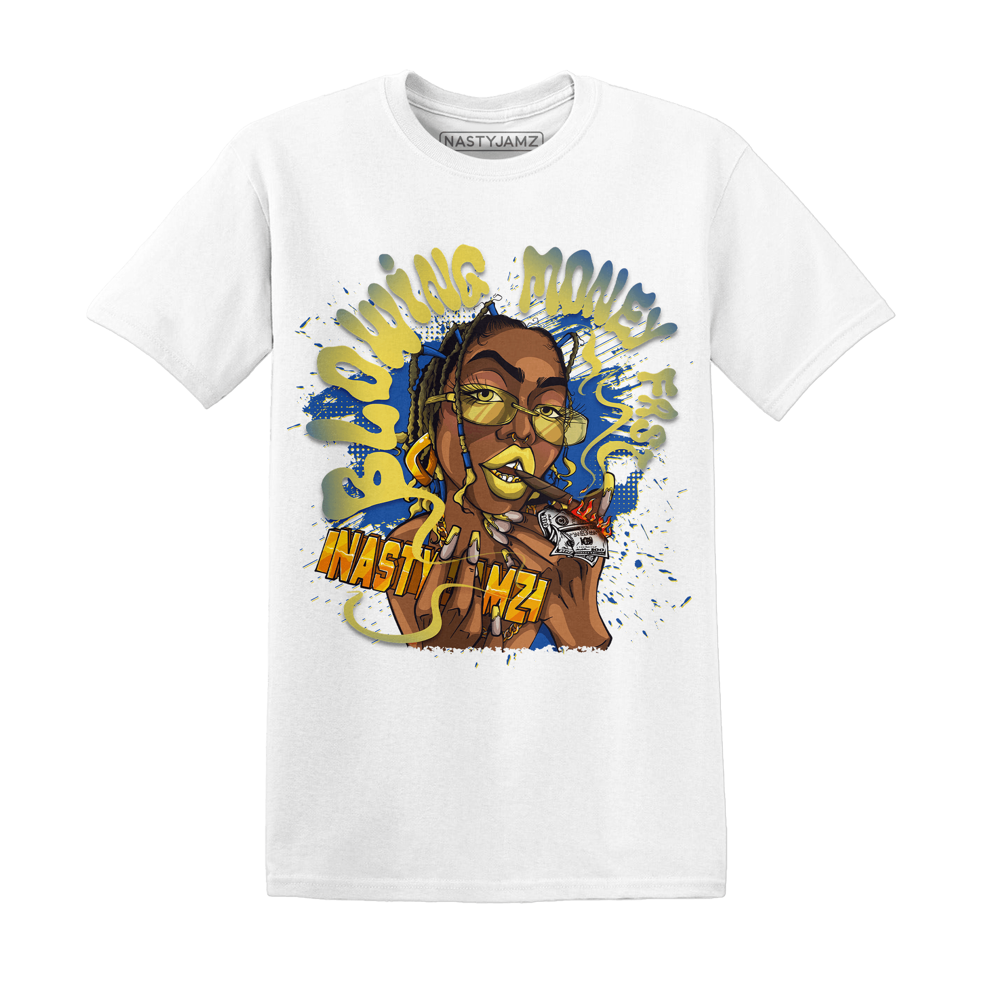 Low OG Canary TVSC 1s T Shirt Match Blowing Money Fast Girl - NastyJamz
