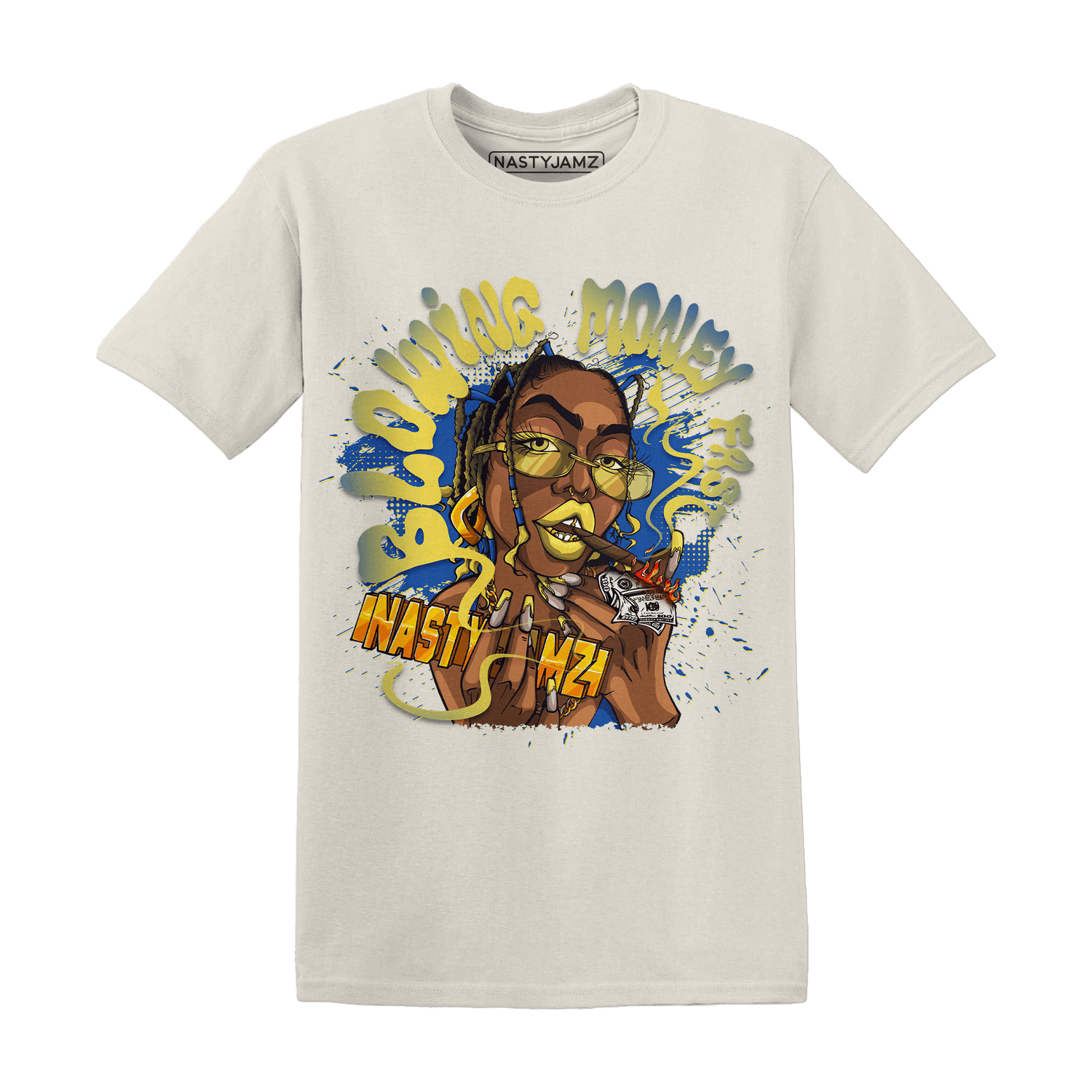 Low OG Canary TVSC 1s T Shirt Match Blowing Money Fast Girl - NastyJamz