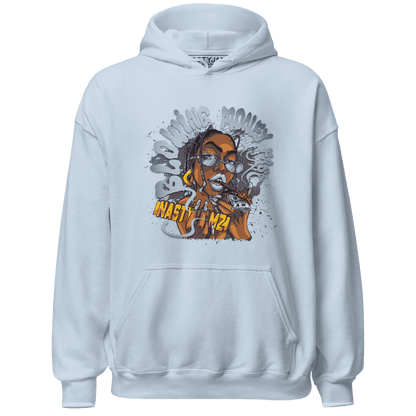 Mid Diffused Blue Grey 1s Hoodie Match Blowing Money Fast Girl - NastyJamz