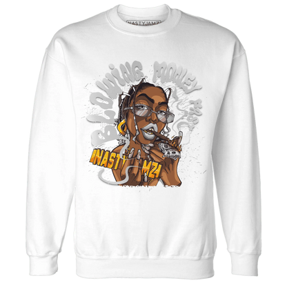Wolf-Grey-1s-Sweatshirt-Match-Blowing-Money-Fast-Girl