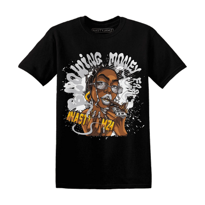 Wolf-Grey-1s-T-Shirt-Match-Blowing-Money-Fast-Girl