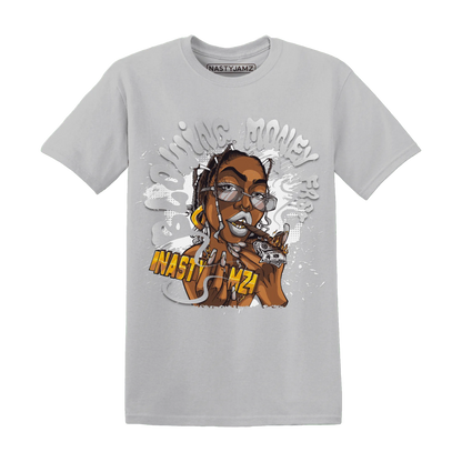 Wolf-Grey-1s-T-Shirt-Match-Blowing-Money-Fast-Girl