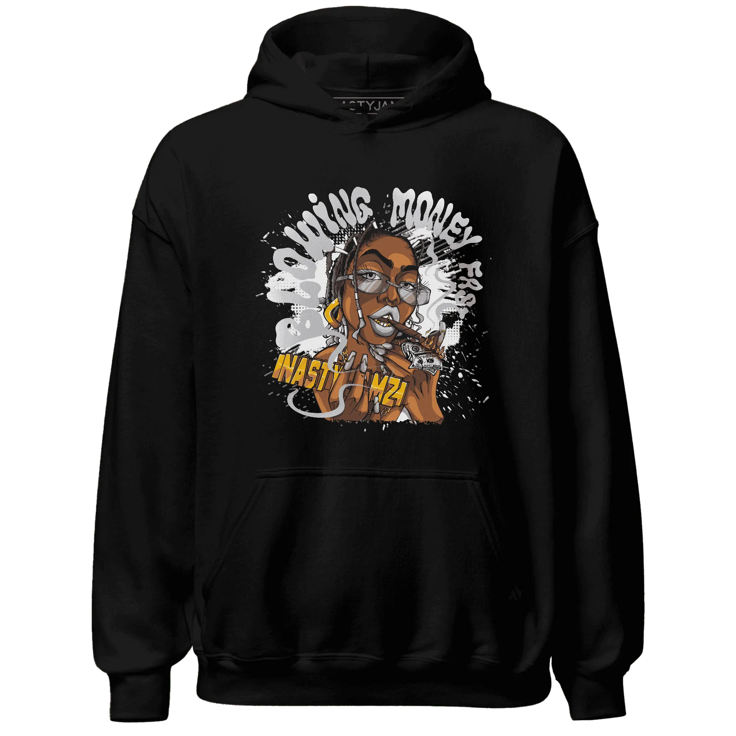 Wolf-Grey-1s-Hoodie-Match-Blowing-Money-Fast-Girl