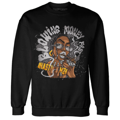 Cement-Grey-3s-Sweatshirt-Match-Blowing-Money-Fast-Girl