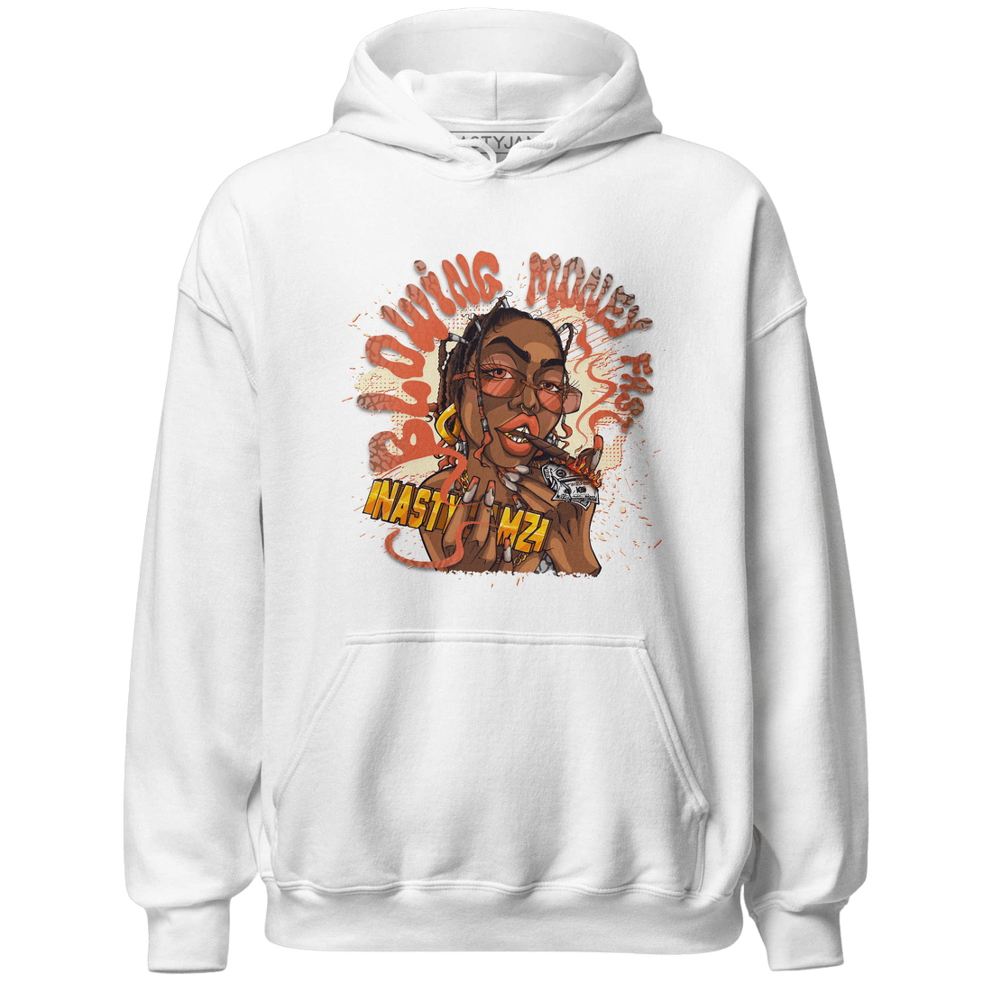 Georgia Peach 3s Hoodie Match Blowing Money Fast Girl - NastyJamz