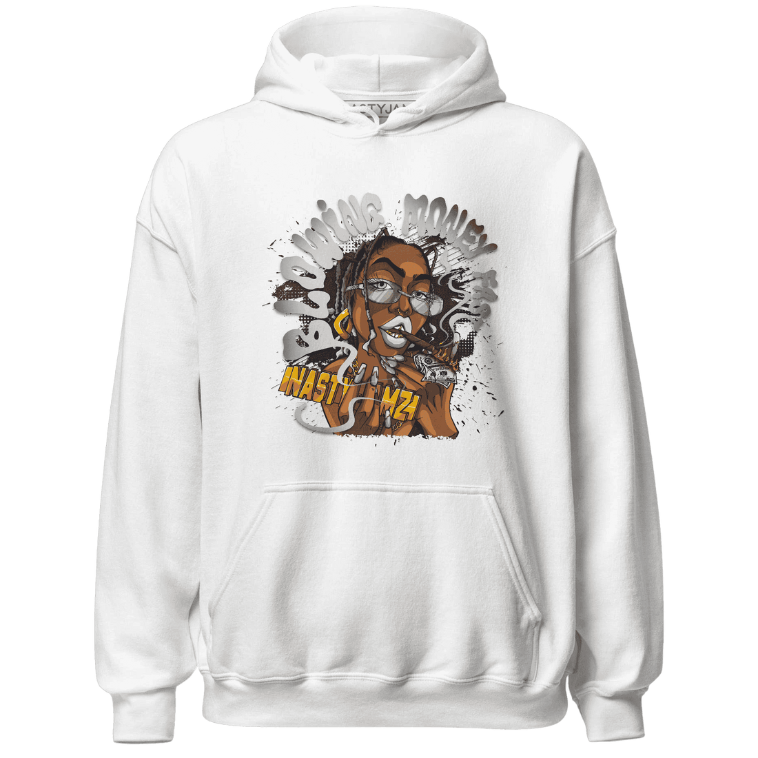 Quaiii 54s Hoodie Match Blowing Money Fast Girl - NastyJamz