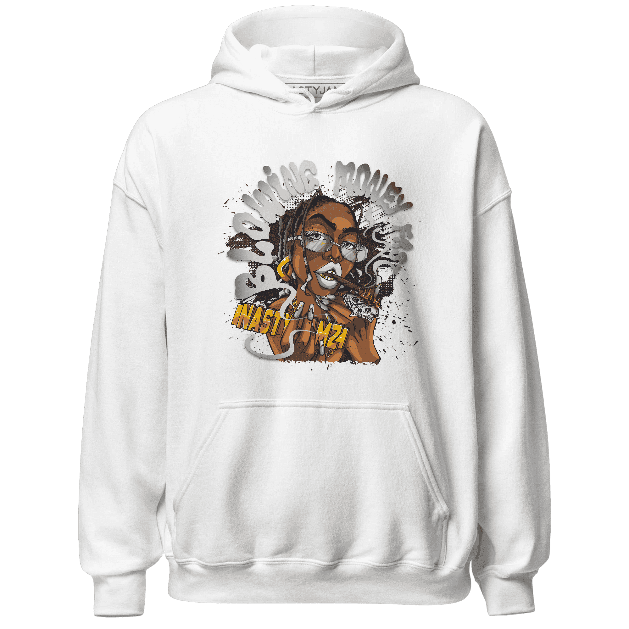 Quaiii 54s Hoodie Match Blowing Money Fast Girl - NastyJamz