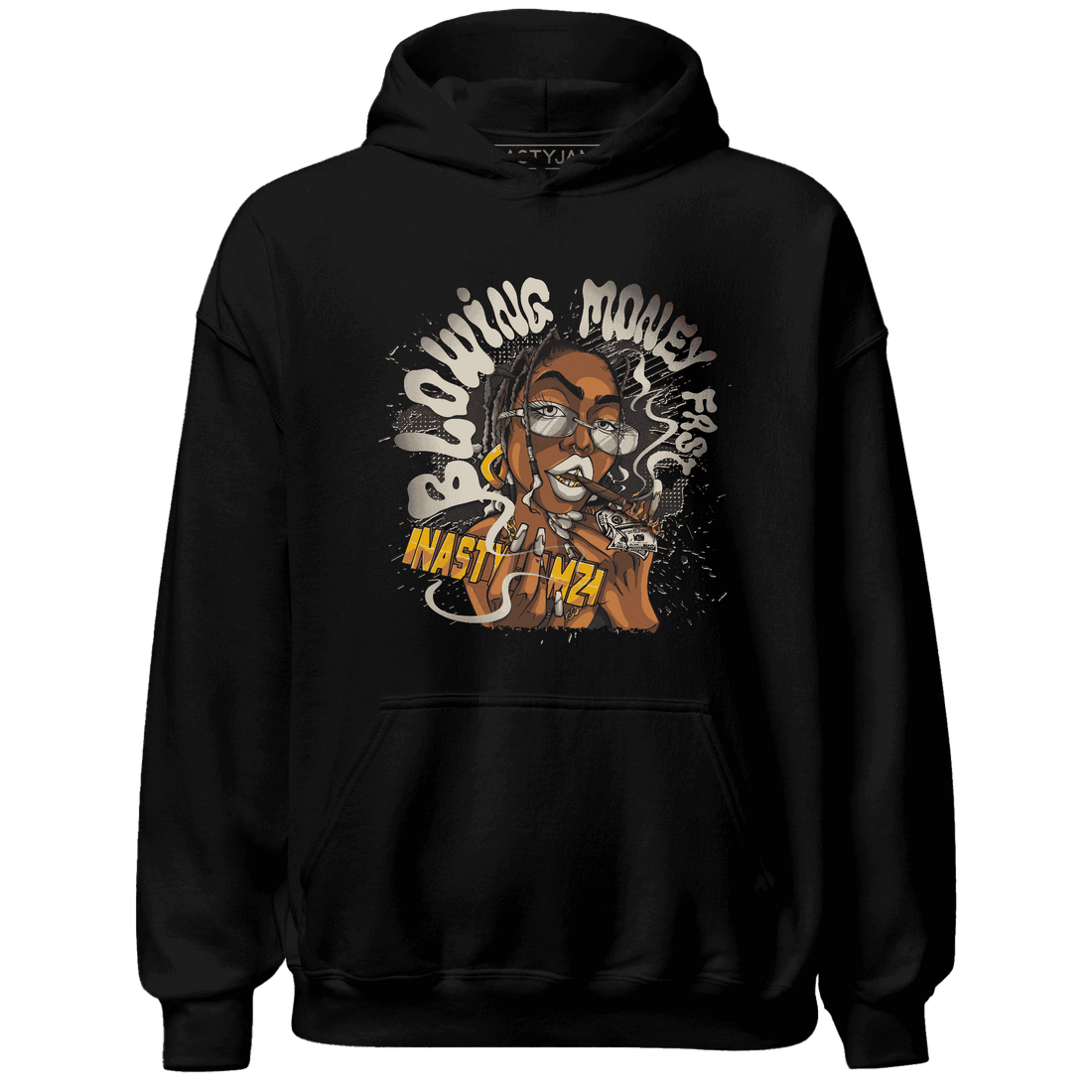 Quaiii 54s Hoodie Match Blowing Money Fast Girl - NastyJamz